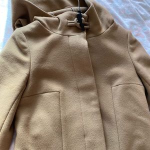 Aritzia Hooded Wool Coat